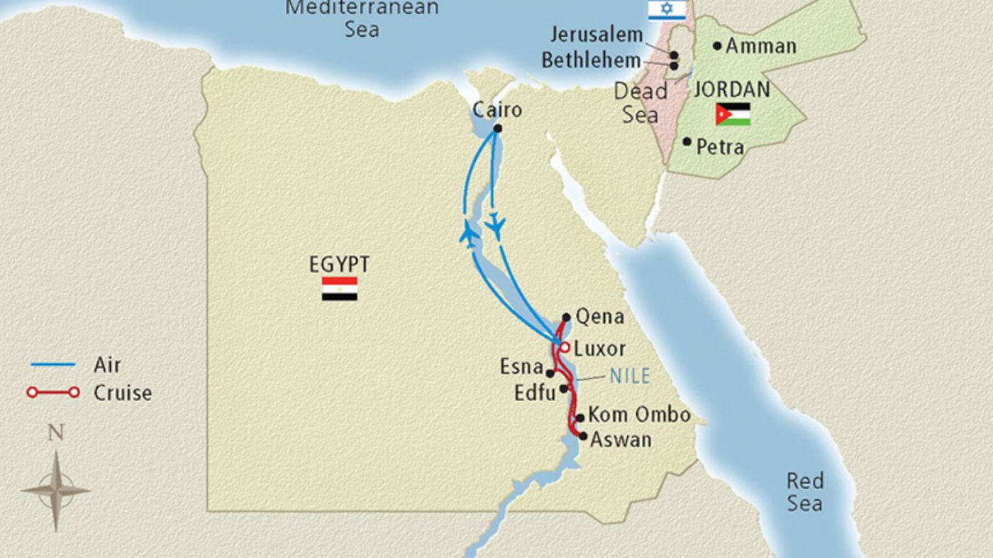 Pharaohs & Pyramids Map 