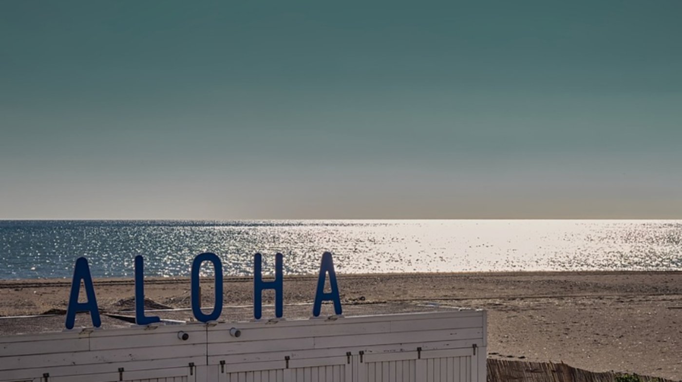 Aloha - Hawaii Sign 