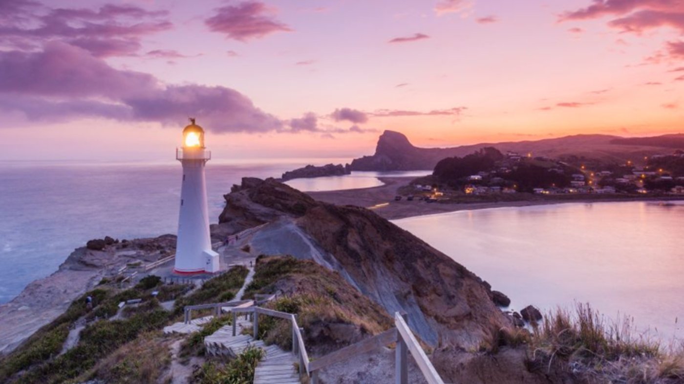 Castlepoint Lighthouse - Wellington, New Zealand