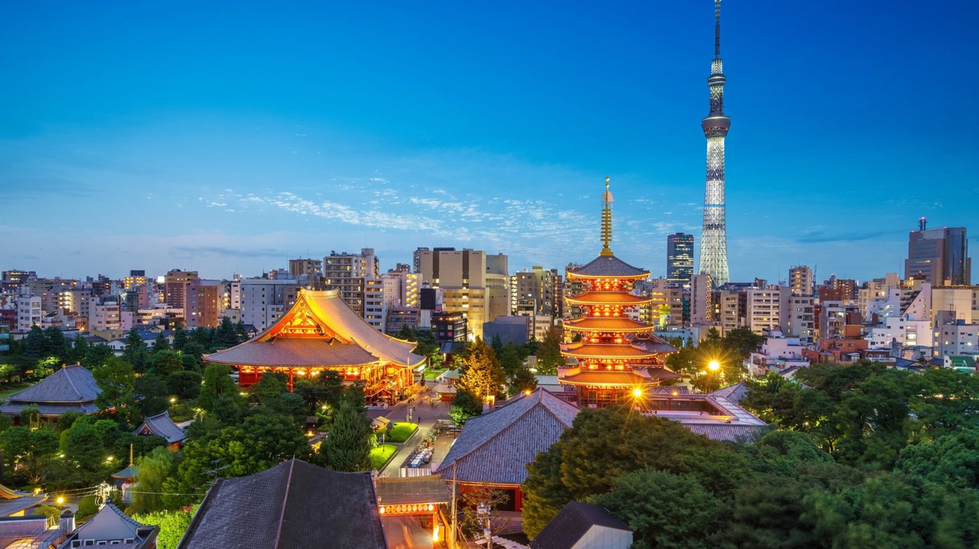 Tokyo-Japan - Asakusa - Sensoji Skytree Twilight 
