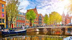 Canal River, Amstel, Amsterdam, Netherland