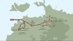 Kakadu Itinerary Map