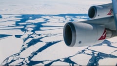 Fly over Antarctica