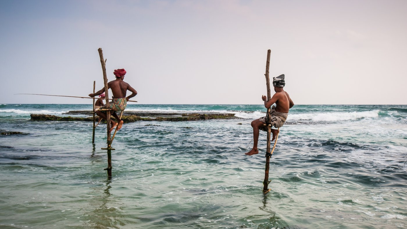 Ahangama ,Local fishermen