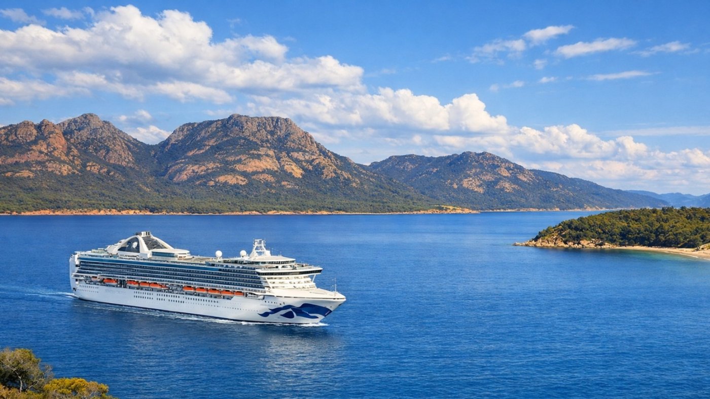 Grand Princess scenic cruising