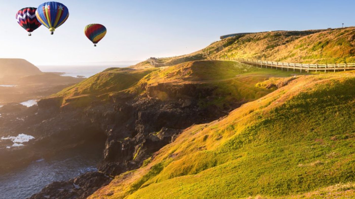 Hot Air Balloon, Phillip Island, Victoria, Australia