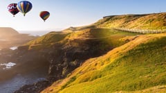 Hot Air Balloon, Phillip Island, Victoria, Australia