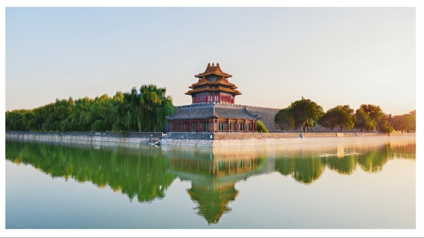 CHINA Destination Beijing Forbidden City Sunset