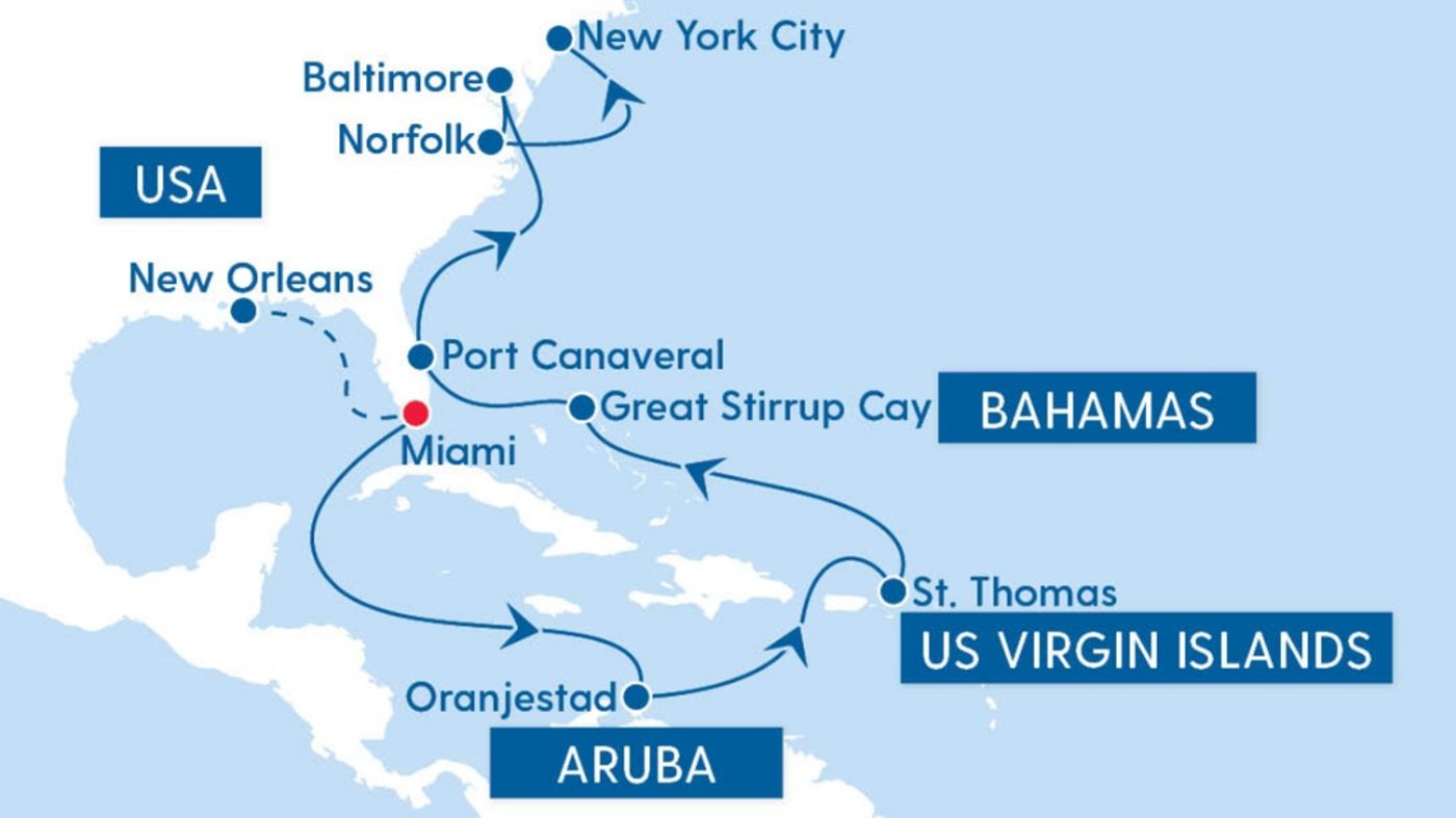  New Orleans to New York Exploration