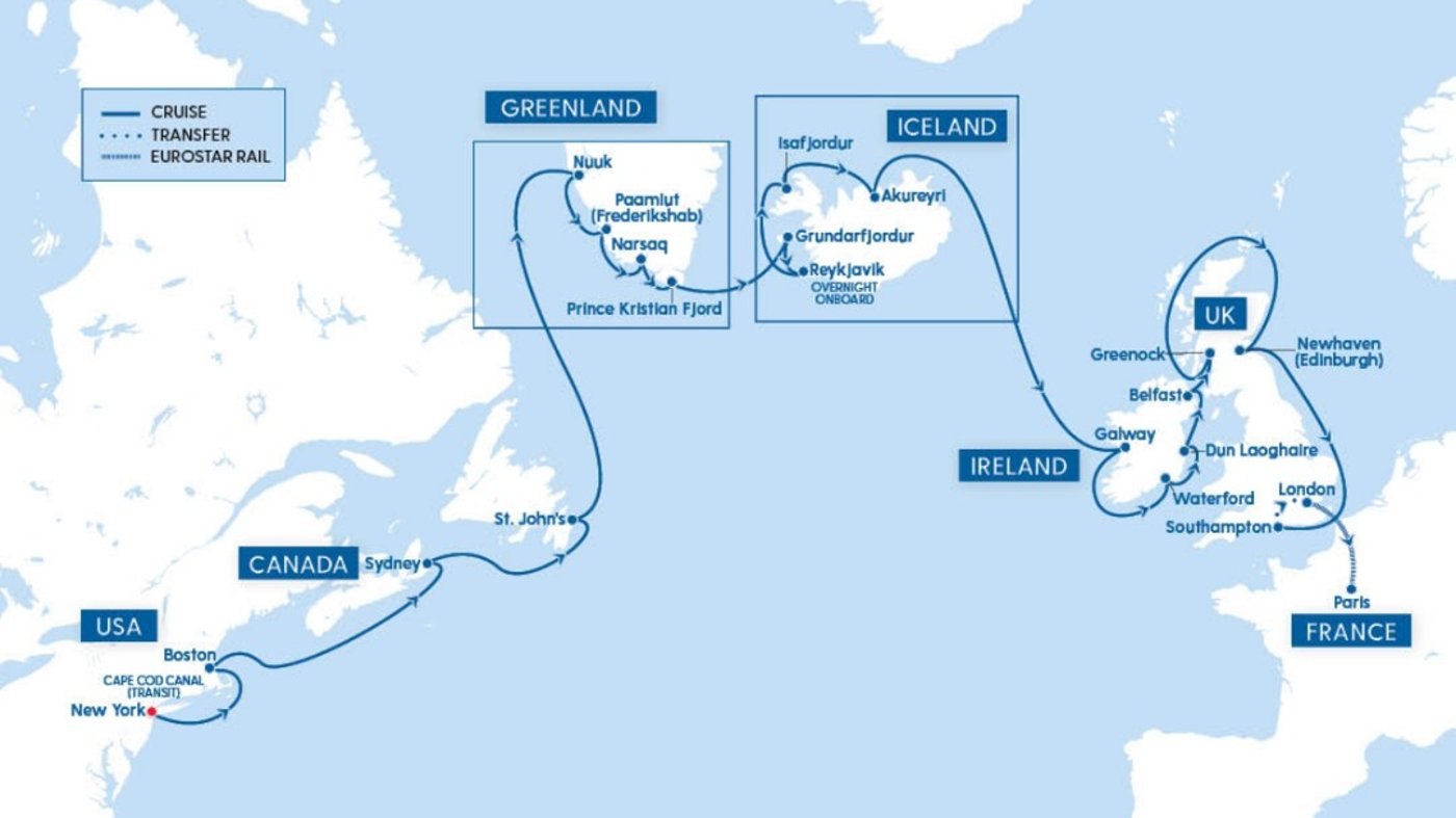  New York to Paris - Greenland and Iceland Exploration