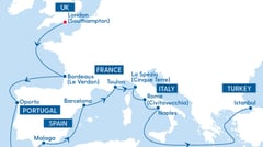 Mediterranean Majesty Exploration from London to Istanbul