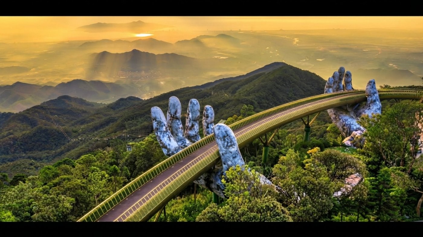 VIETNAM - Golden Hand Bridge