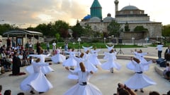 Sufi Whirling Dervishes performing the traditional Sema ceremony