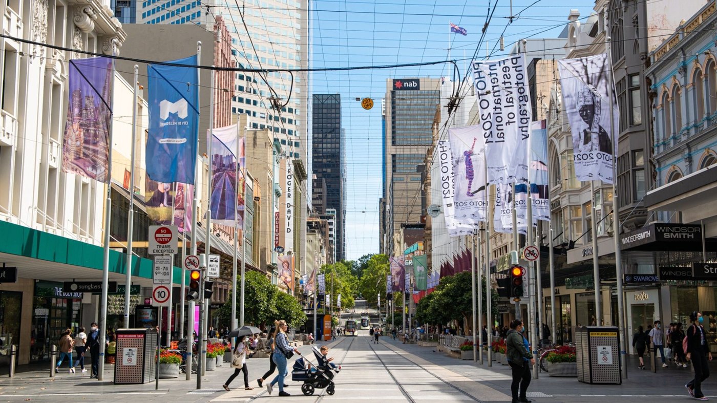 Bourke St Mall, Melbourne