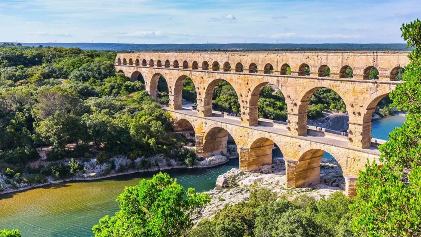Vers-Pont-du-Gard in Provence, France
