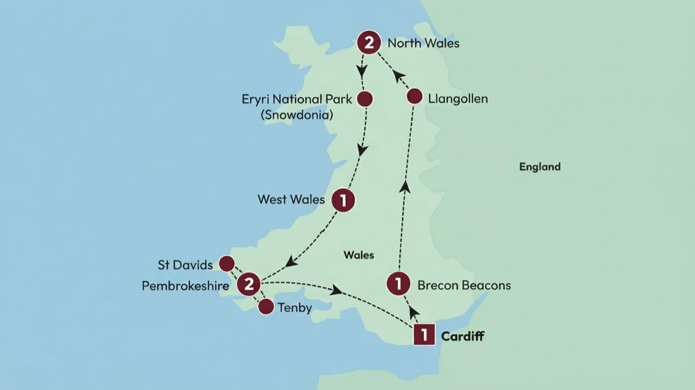 Tour map