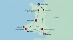 Tour map