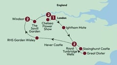 Tour map - Chelsea Flower Show