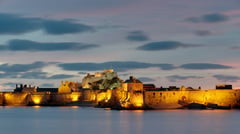 Elizabeth Castle in Jersey(one of the Channel Islands)