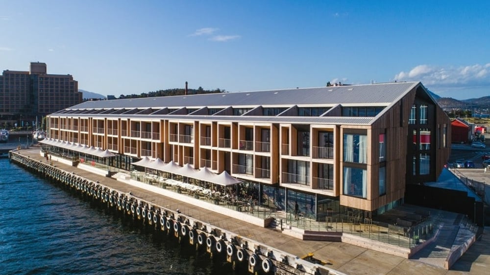MACq 01 Hotel, located on Macquarie Wharf