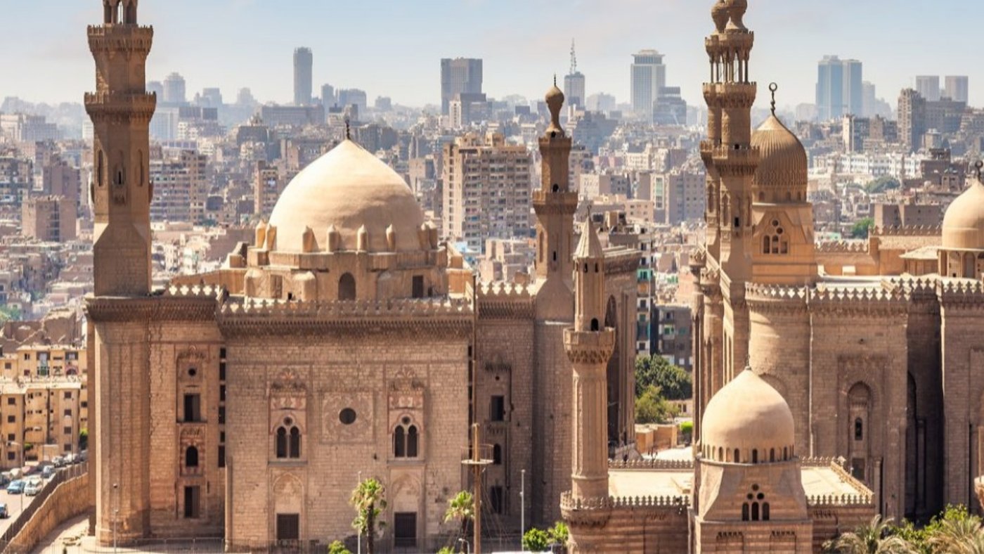 Fly overnight to Cairo